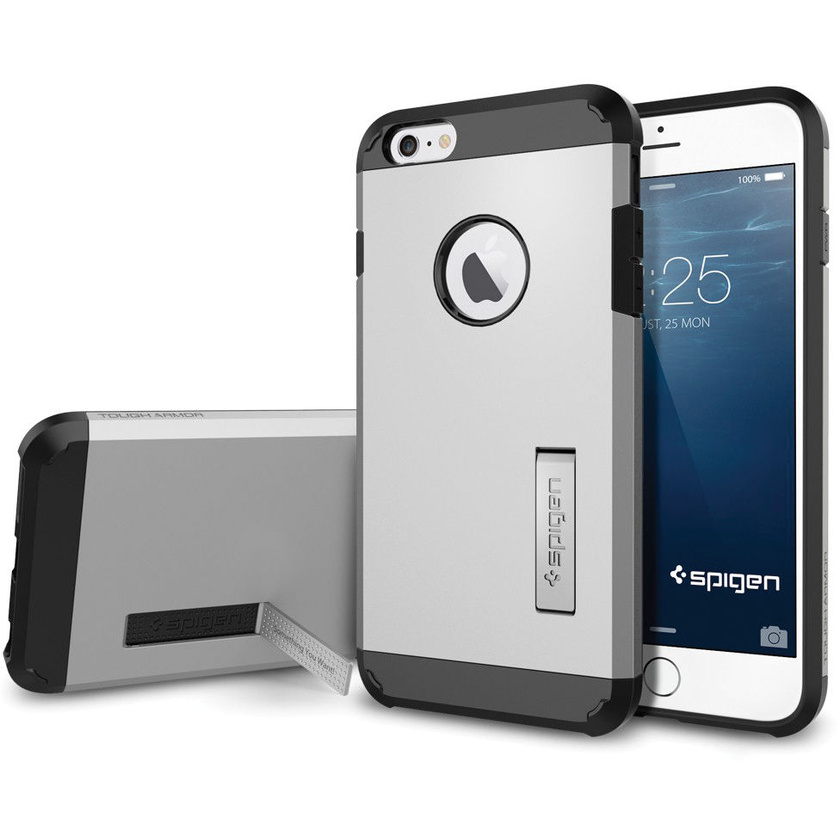 Spigen Tough Armor Case for Apple iPhone 6 Plus (Satin Silver)