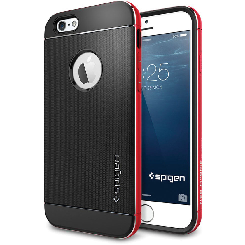 Spigen Neo Hybrid Metal Case for Apple iPhone 6 (Metal Red)