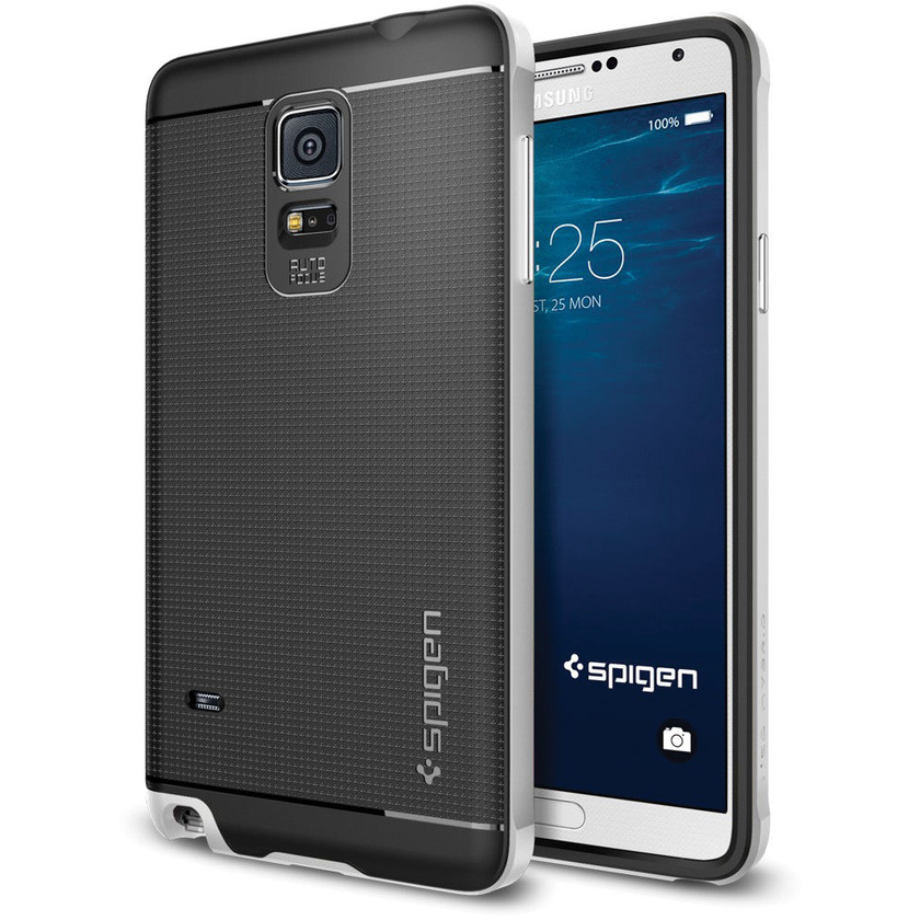 Spigen Neo Hybrid Case for Samsung Galaxy Note 4 (Satin Silver)