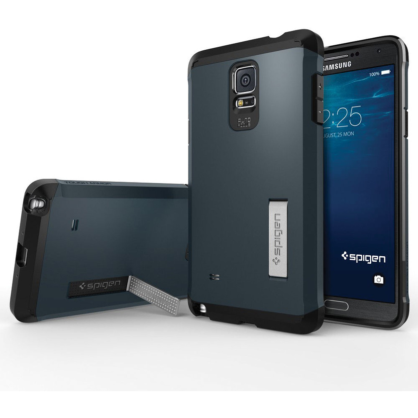 Spigen Tough Armor Case for Samsung Galaxy Note 4 (Metal Slate)