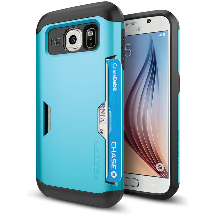 Spigen Slim Armor CS Case for Samsung Galaxy S6 (Blue Topaz)
