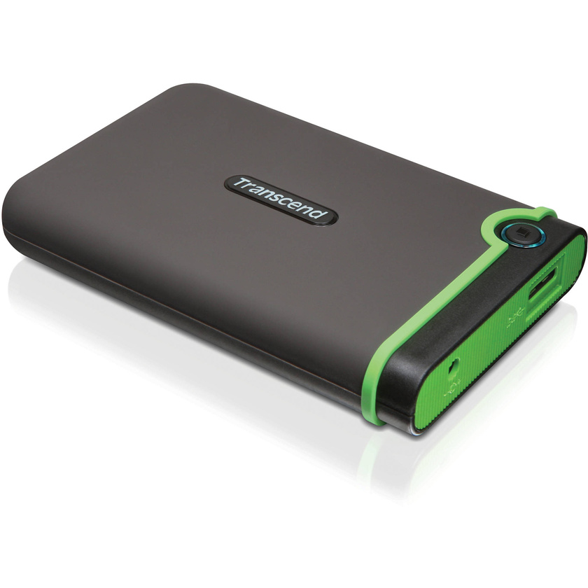 Transcend 500GB StoreJet 25M3 External Hard Drive (Green)