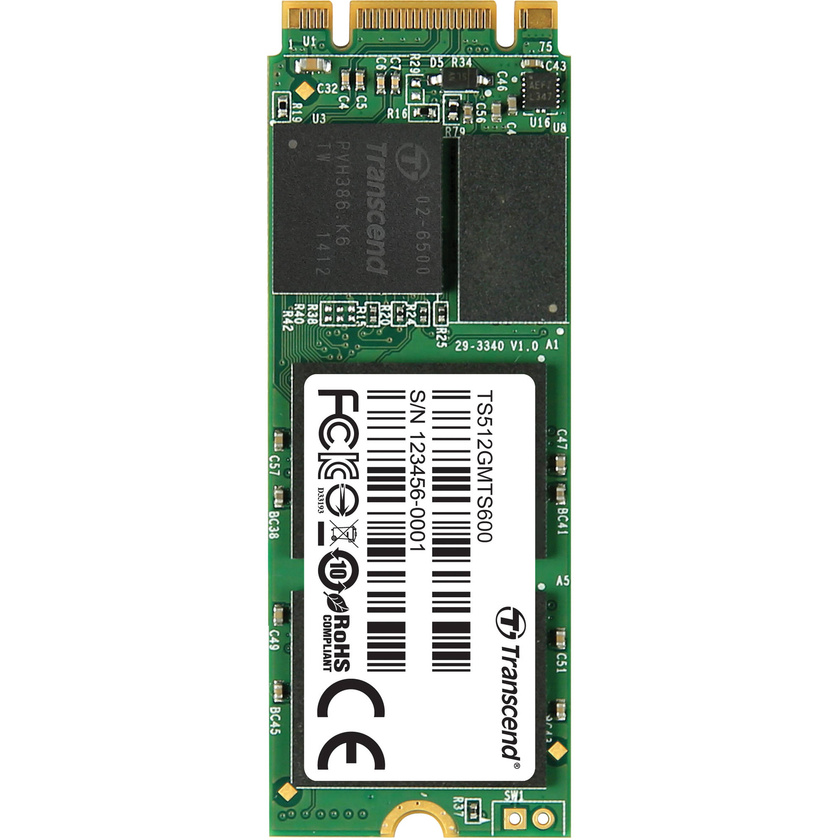 Transcend 512GB MTS600 SATA III M.2 Internal SSD