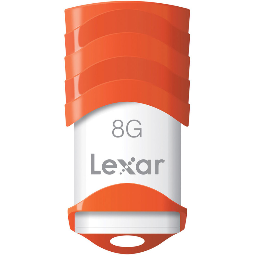 Lexar 8GB JumpDrive V30 USB 2.0 Flash Drive (Orange)