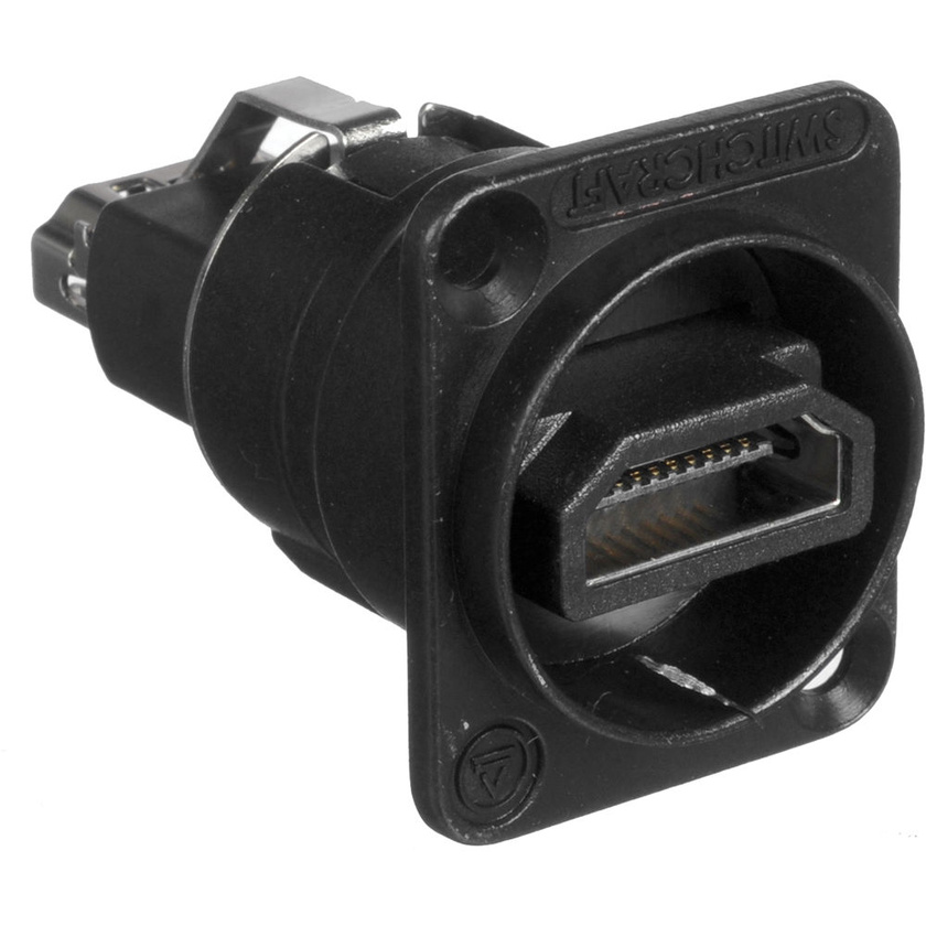 Switchcraft EH Series HDMI Feedthrough Connector (Black)