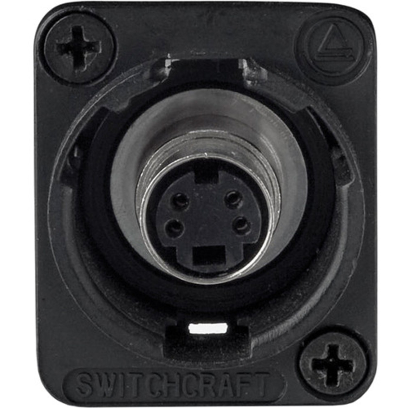 Switchcraft EH Series S-Video Jack Female to Female Connector (Black)