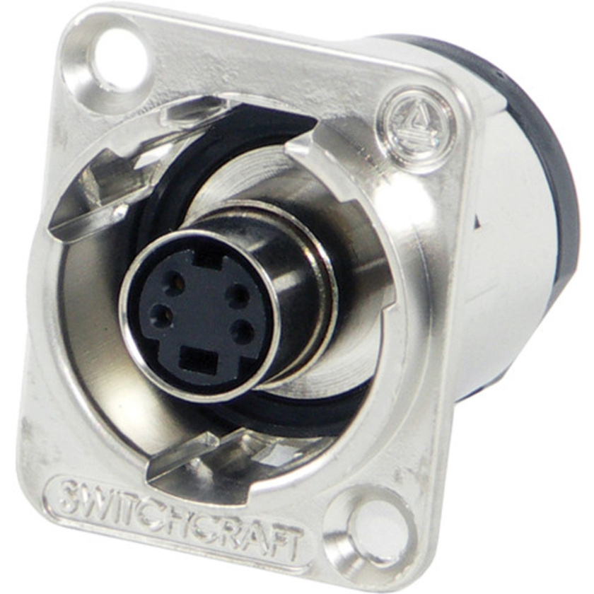 Switchcraft EH Series S-Video Jack Female to Female Connector (Nickel)