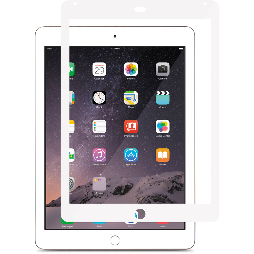 Moshi iVisor XT Screen Protector for iPad Air and iPad Air 2 (White)