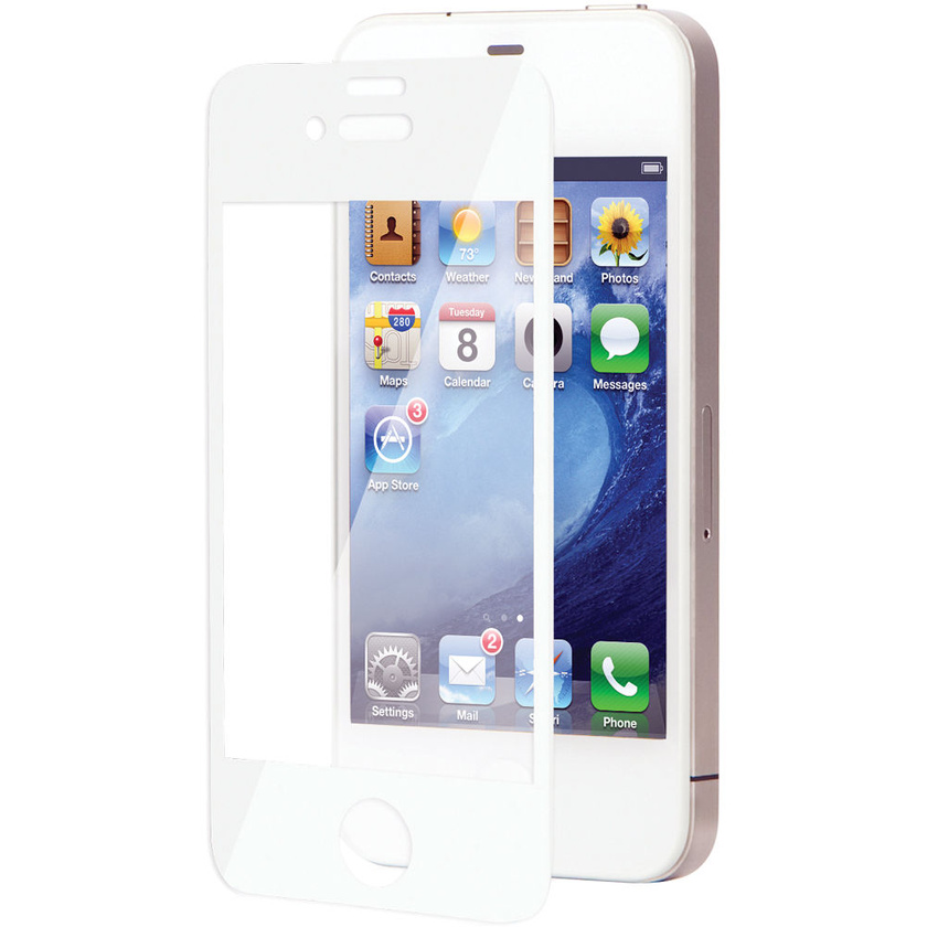 Moshi iVisor XT Screen Protector for iPhone 4/4S (White)