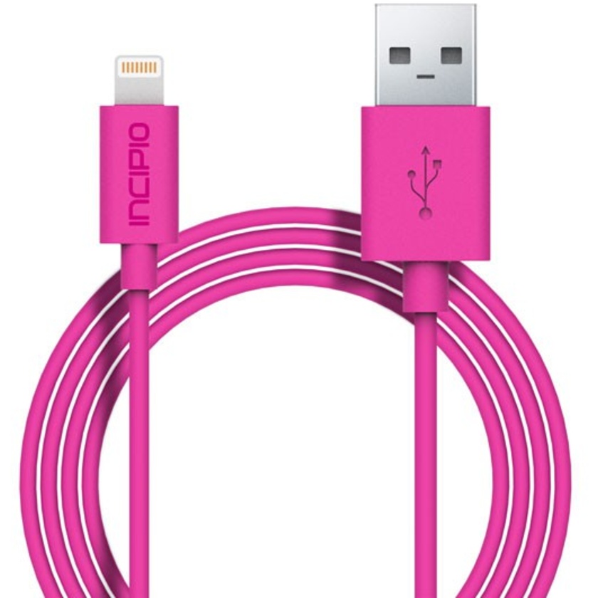 Incipio Lightning Charge/Sync Cable (Pink)