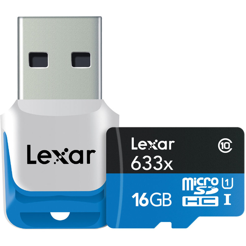 Lexar 16GB High Performance UHS-I micro SDHC Memory Card