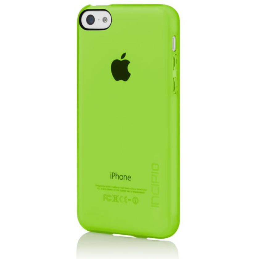 Incipio Feather Clear for iPhone 5C (Lime Green)