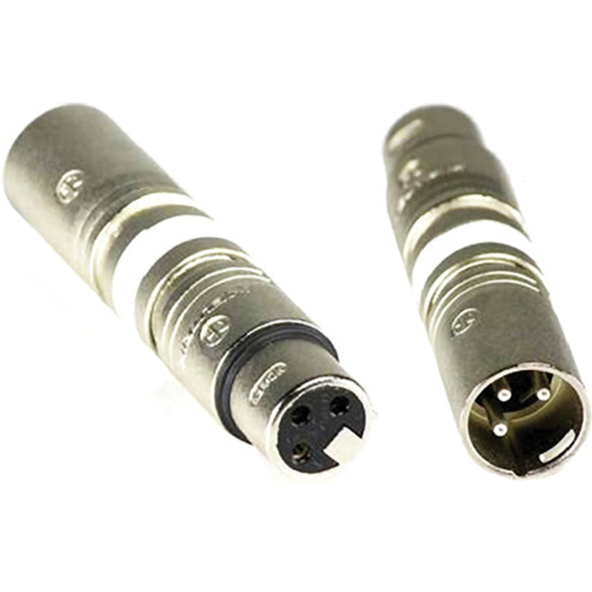 Rycote TAC!T- XLR-3F to XLR-3M Barrel Adapter Filter with Integrated Third Order 18 dB/Octave HPF