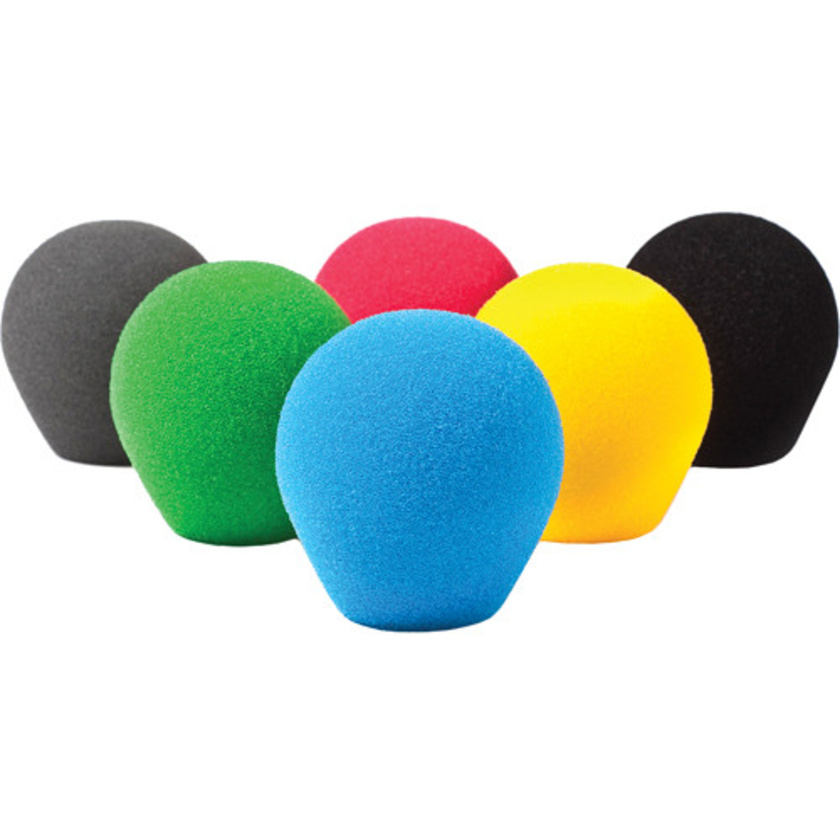 Rycote 18/32 Small Diaphragm Mic Foam (Multi-Color) (10-Pack)