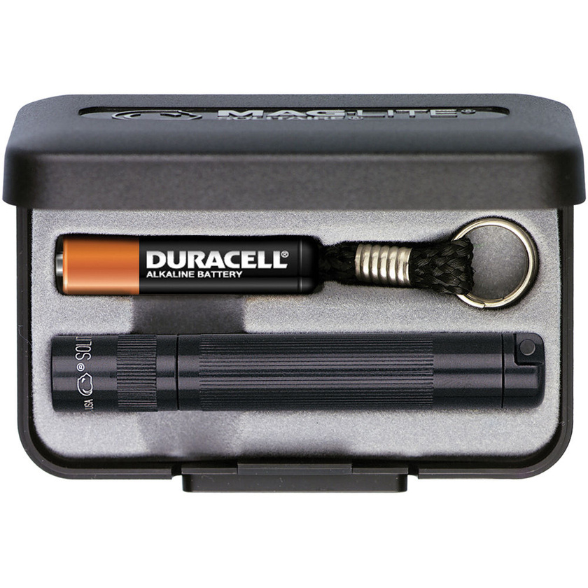 Maglite Solitaire 1-Cell AAA Flashlight with Presentation Box (Black)
