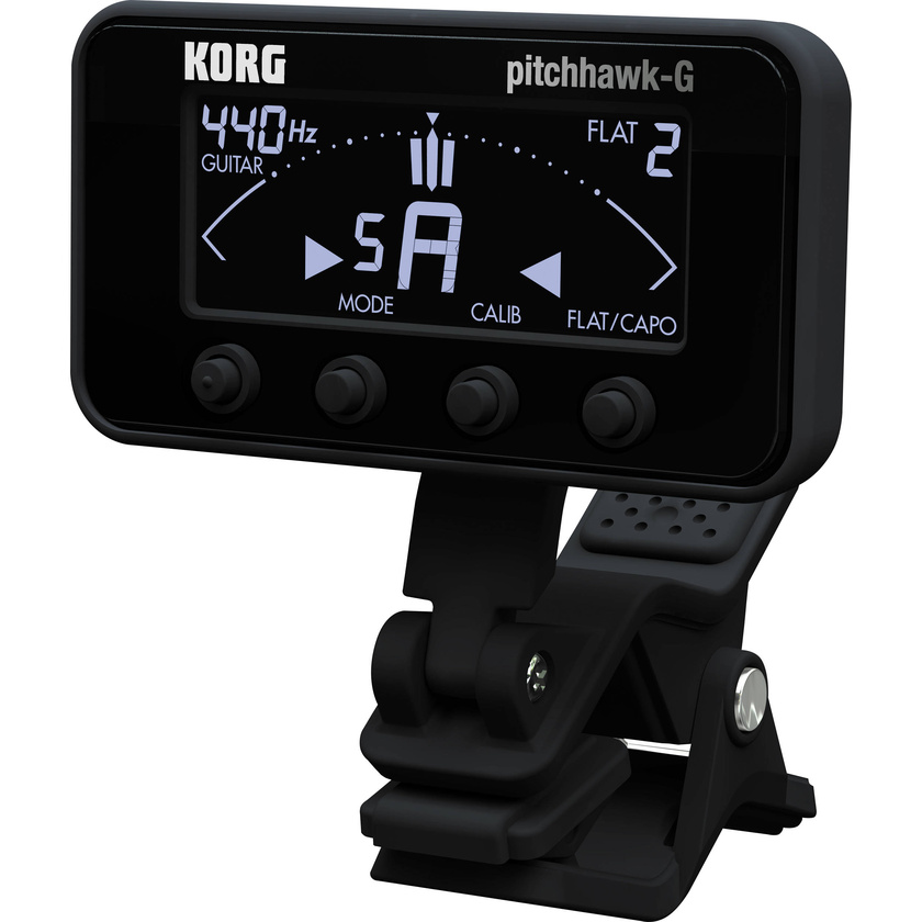 Korg  AW3G2 PitchHawk Clip-On Tuner for Guitar/Bass (Black)