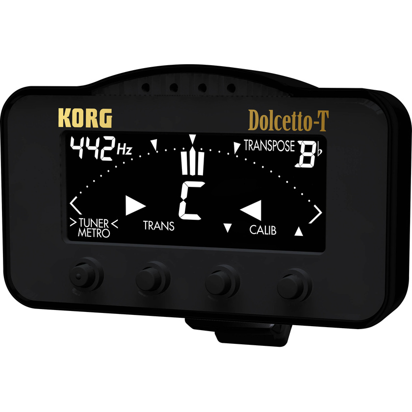 Korg Dolcetto-T Clip-On Tuner and Metronome for Trumpet and Trombone
