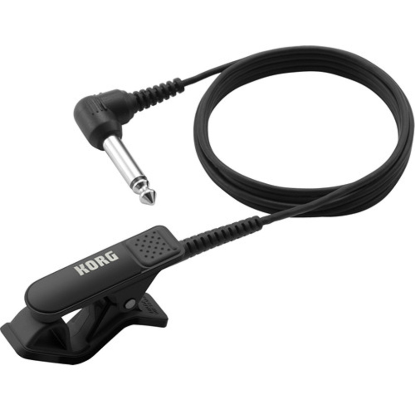 Korg CM-200 Clip-On Contact Microphone with 1/4" Jack (Black)