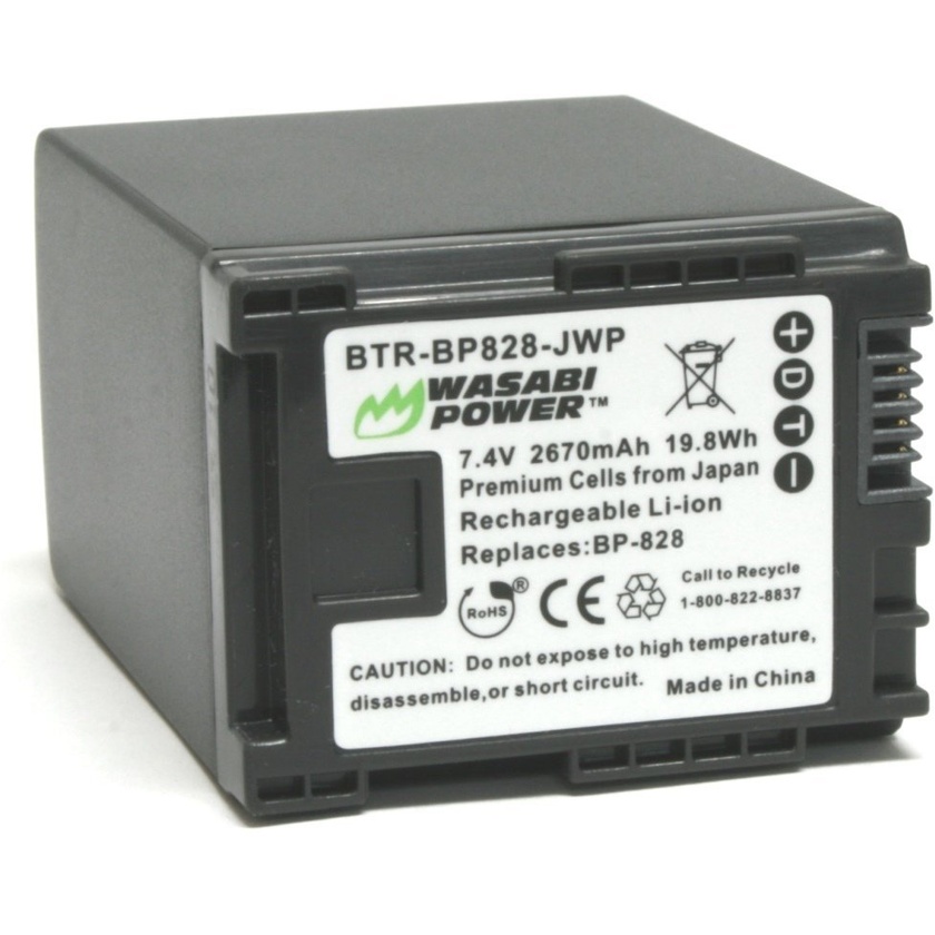 Wasabi Power Battery for Canon BP-828