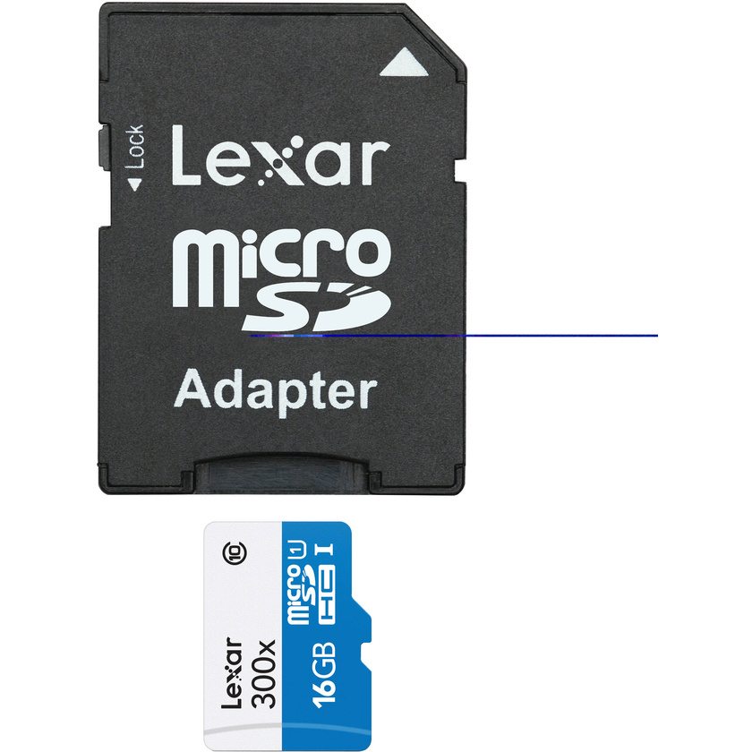 Lexar 16GB High Performance UHS-I microSDHC Memory Card