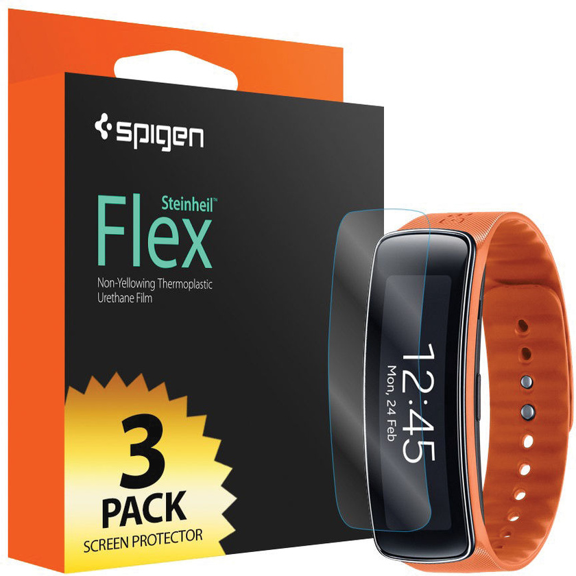Spigen Steinheil Flex Screen Protector for Samsung Galaxy Gear Fit (3-Pack)