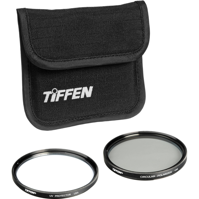 Tiffen UV Protection & Circular Polarizing Filter Photo Twin Pack (62mm)