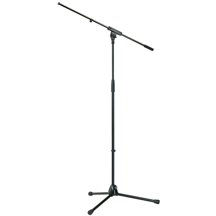 K&M 210/6 Tripod Microphone Stand with 32" Boom (Black)
