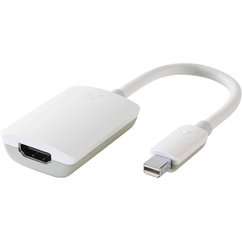Kanex Mini DisplayPort to HDMI Adapter with Audio & 4K Support (White)