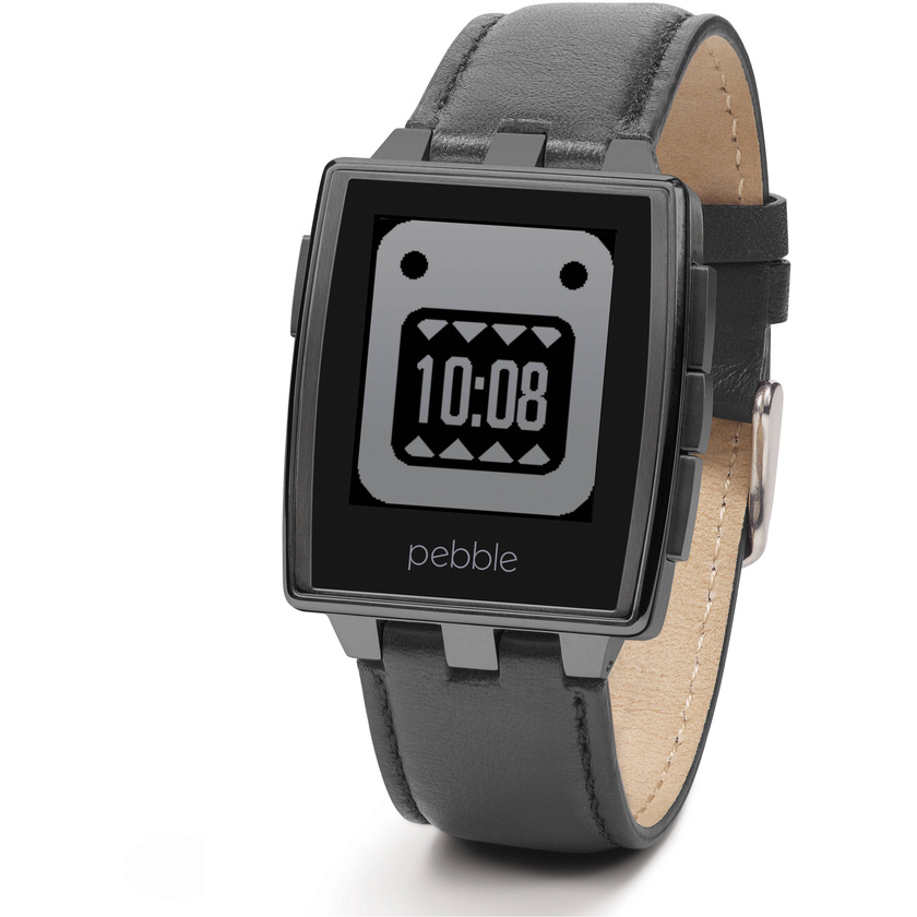 Pebble Steel Smartwatch (Matte Black)