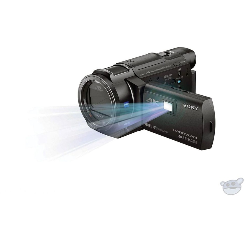 Sony 64GB FDR-AXP35 4K Camcorder with Built-In Projector (PAL)