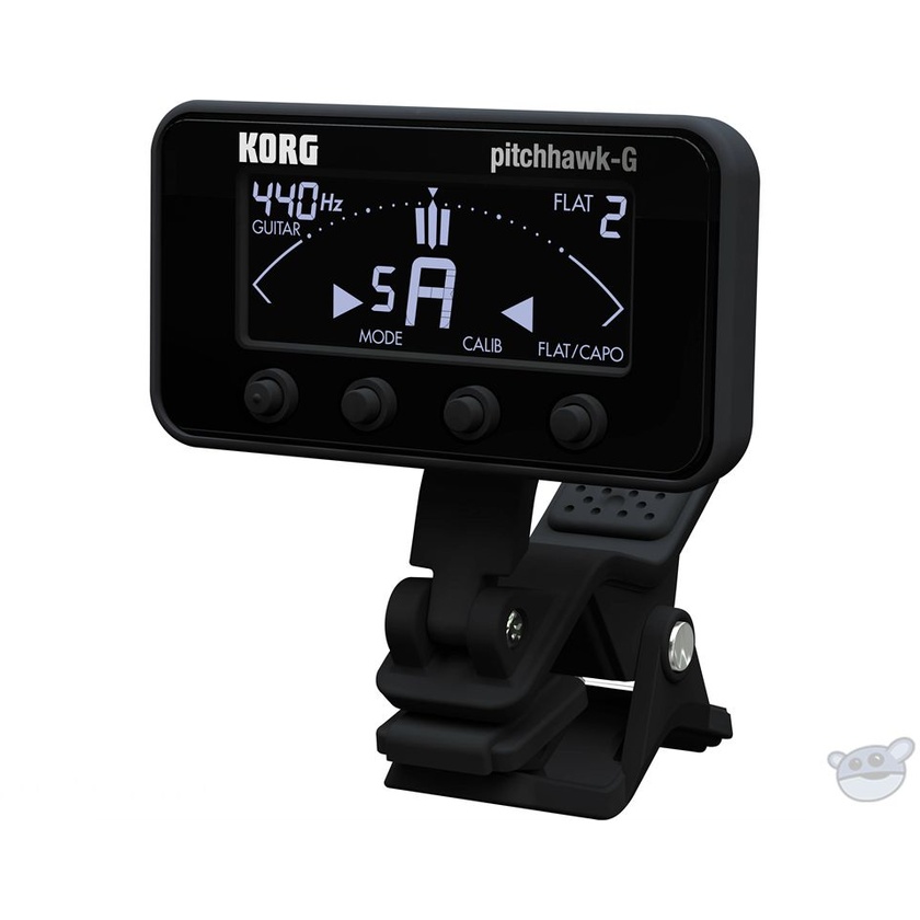 Korg AW3G2 PitchHawk Clip-On Tuner for Guitar/Bass (Black)