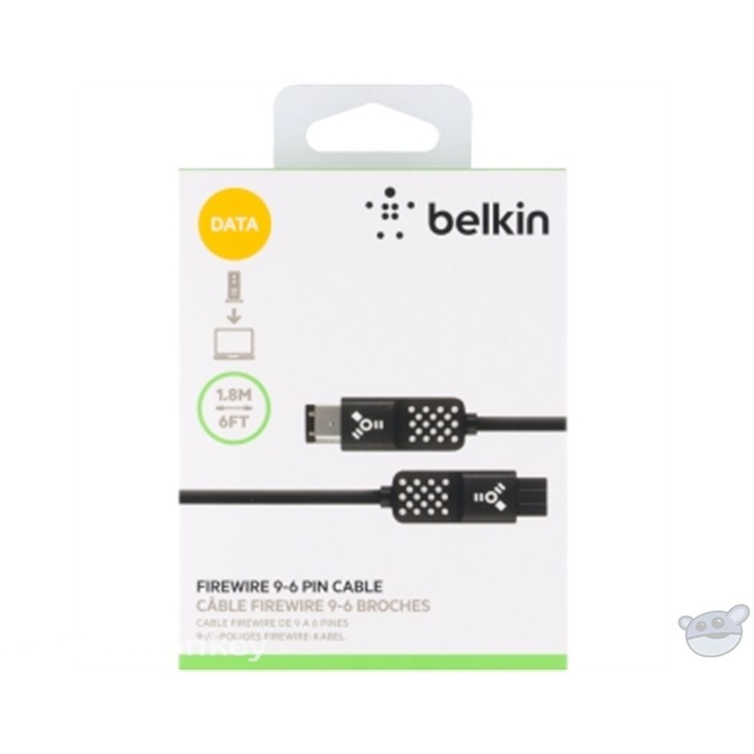 Belkin 9pin to 6pin Firewire Cable 1.8m with Gold Plated Connectors