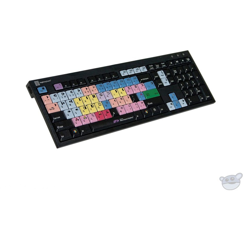 LogicKeyboard Nero PC Slim Line Keyboard for Avid Media Composer
