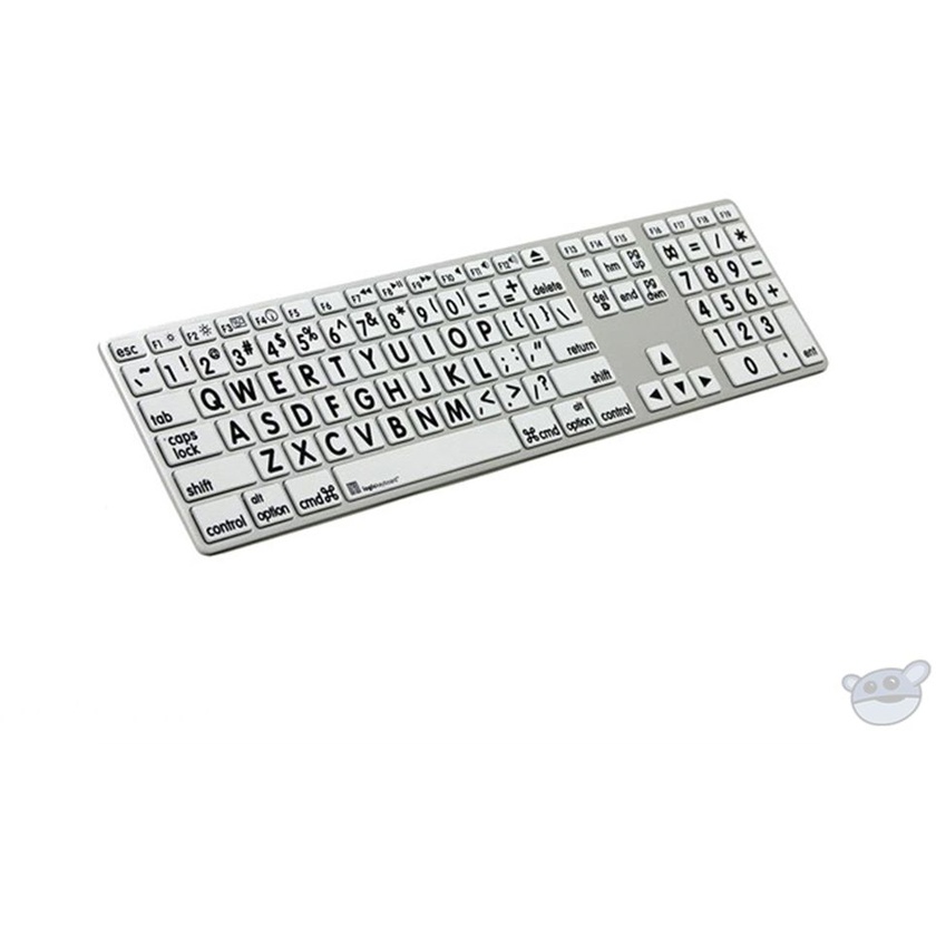 LogicKeyboard XLPrint Apple Advance Keyboard with Large Print (Black on White)