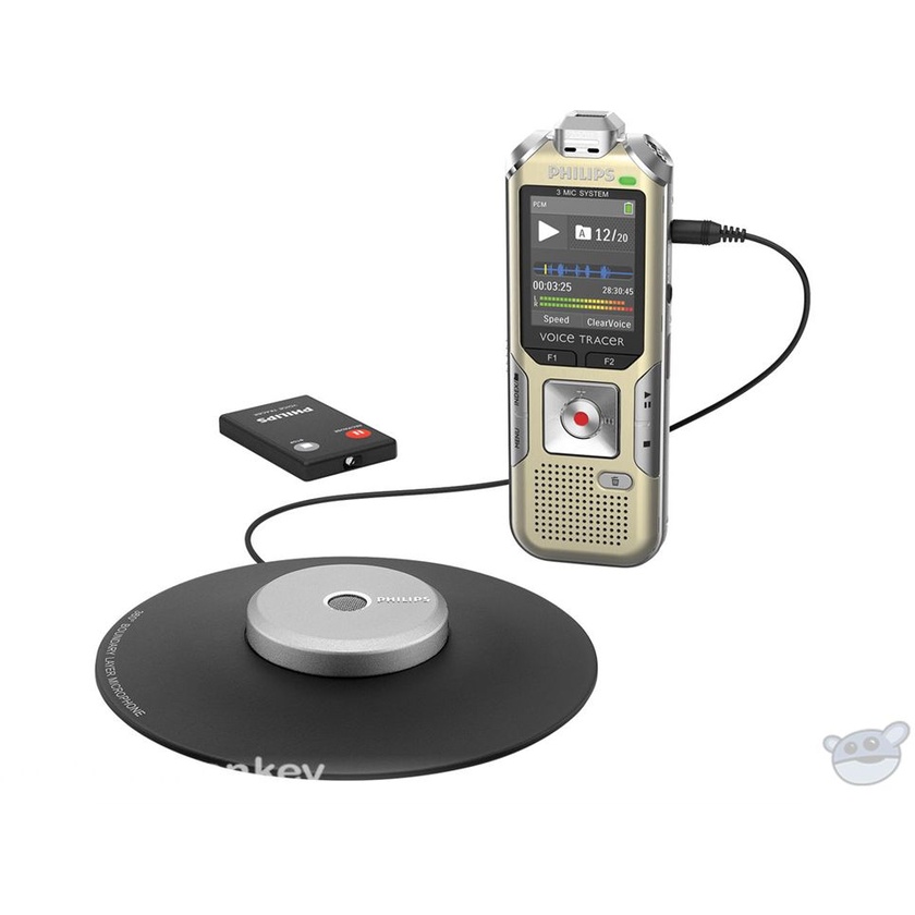 Philips DVT8000 Voice Tracer Meeting Recorder with Room Mic and Remote Control