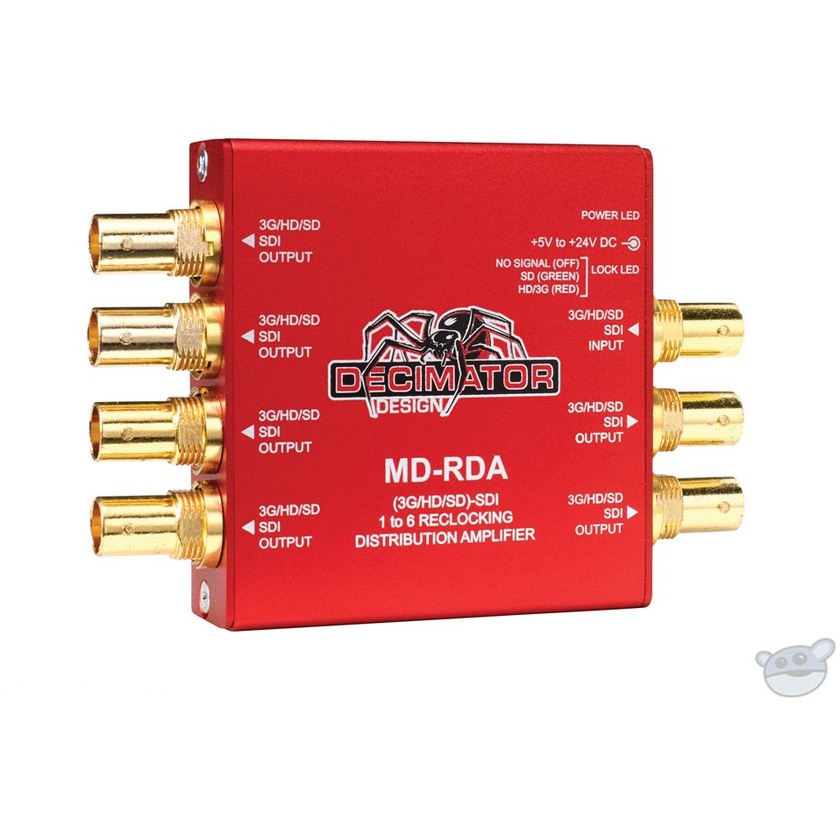 DECIMATOR MD-RDA Mini (3G/HD/SD) SDI 1 To 6 Relocking Distribution Amplifier