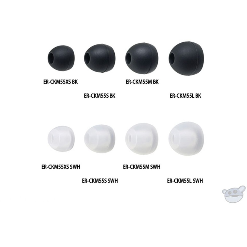 Audio Technica Replacement Large Ear Buds - 6 Pack (Black)