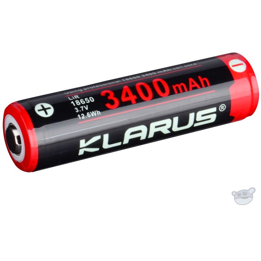 Klarus 18650 BAT-3400 Li-Ion Rechargeable Battery (3.7V, 3400mAh)