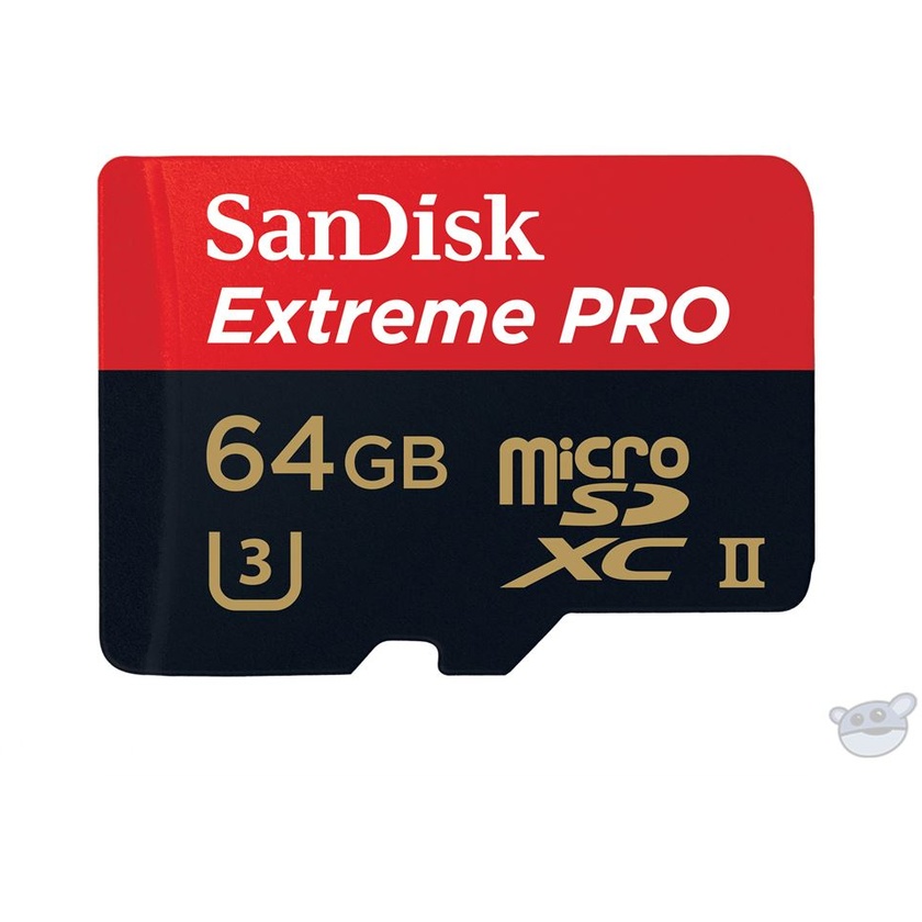 SanDisk 64GB Extreme Pro UHS-II microSDXC Memory Card (U3, Class 10)