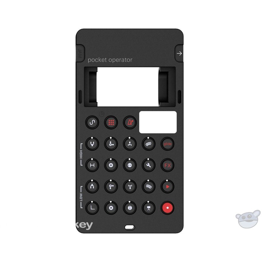 Teenage Engineering CA-28 Silicone Pro Case for Pocket Operator PO-28 (Black & Red)