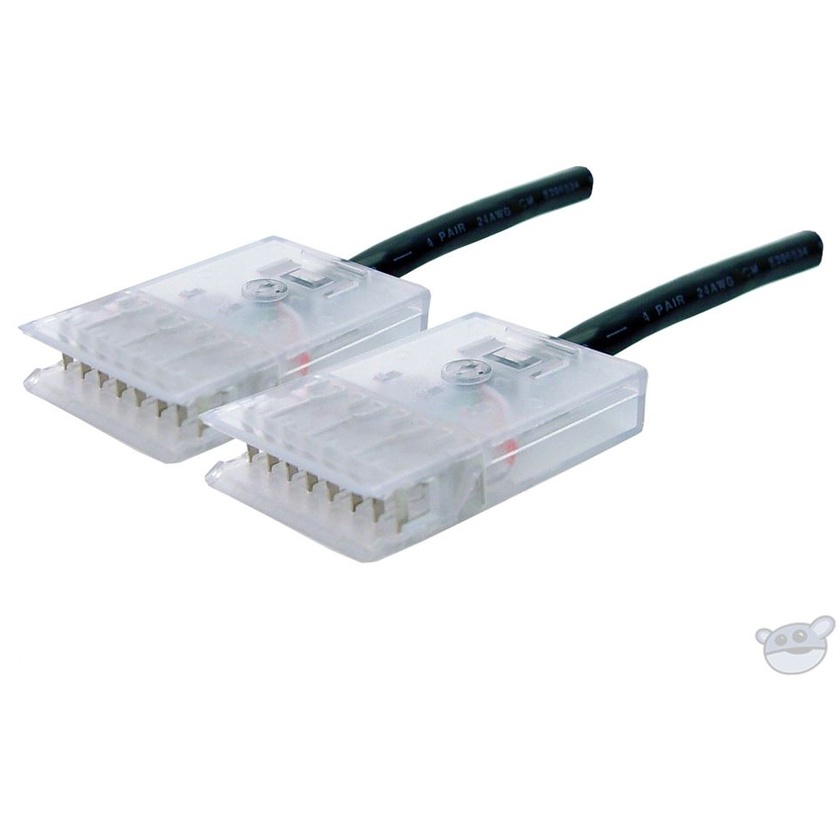 DYNAMIX 1M 4 Pair 110/110 Cat5E Patch Lead (Black)