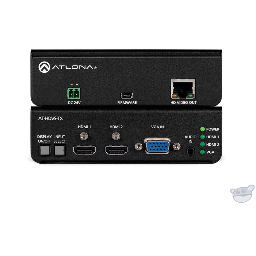 Atlona AT-HDVS-TX VGA/Audio + Two HDMI to HDBaseT Extender Switcher with Display
