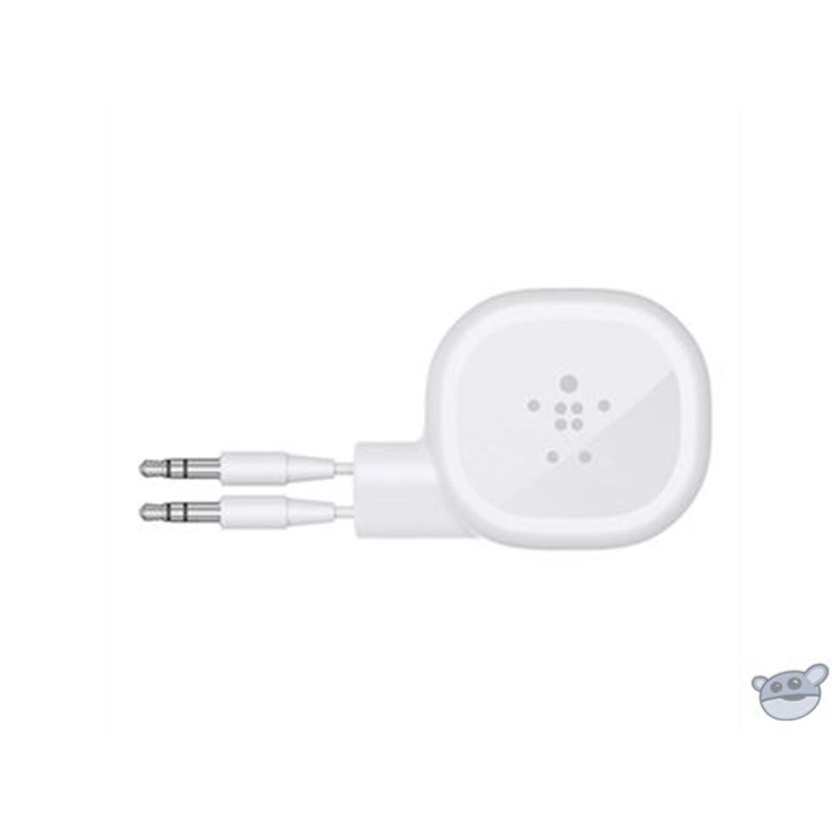 Belkin 3.5mm Retractable Audio Cable - 0.9m White - Open Box Special