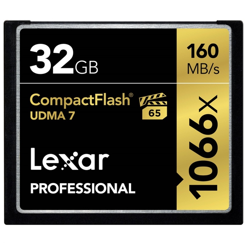 Lexar 32GB Professional 1066x CompactFlash Memory Card (UDMA 7)