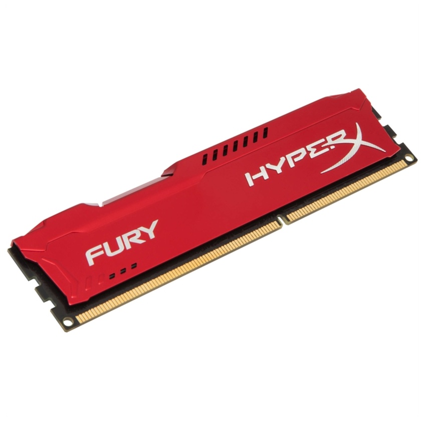 Kingston 8GB HyperX FURY DDR3 1600 MHz DIMM Memory Module (Red)
