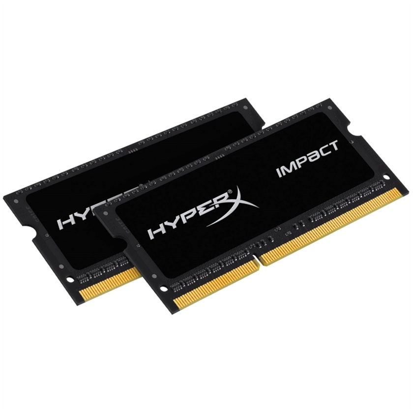 Kingston 8GB HyperX IMPACT DDR3L 1600 MHz SO-DIMM Memory Kit (2 x 4GB)