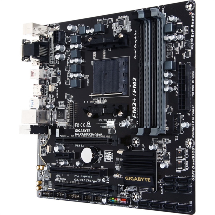 Gigabyte DDR3 64GB 16-PCIE Realtek Motherboard (Micro-ATX)
