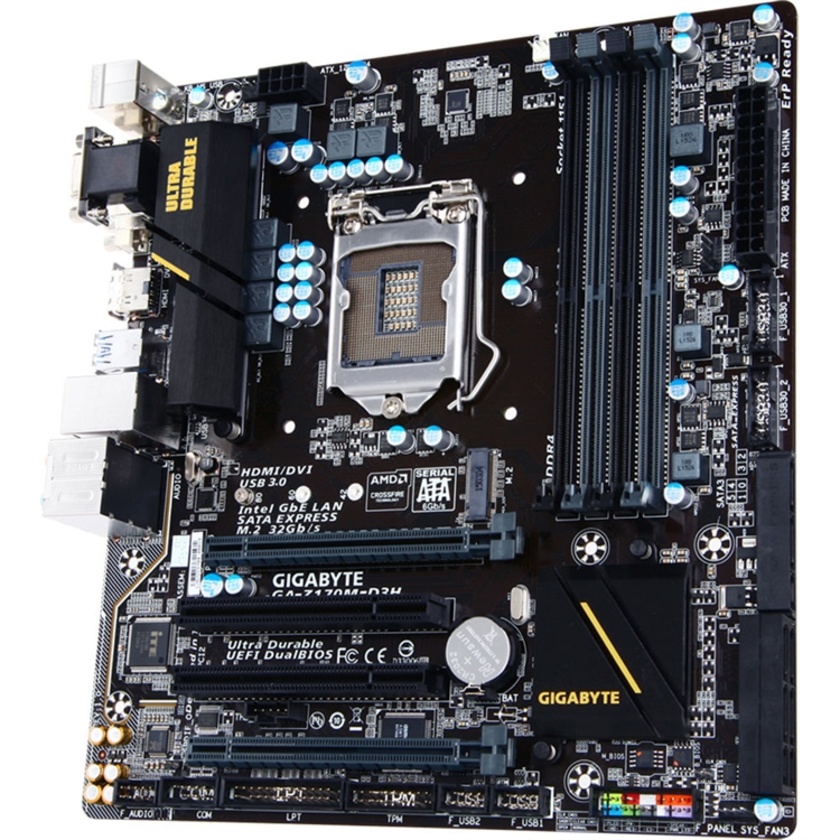 Gigabyte GA-Z170M-D3H LGA 1151 Micro-ATX Motherboard