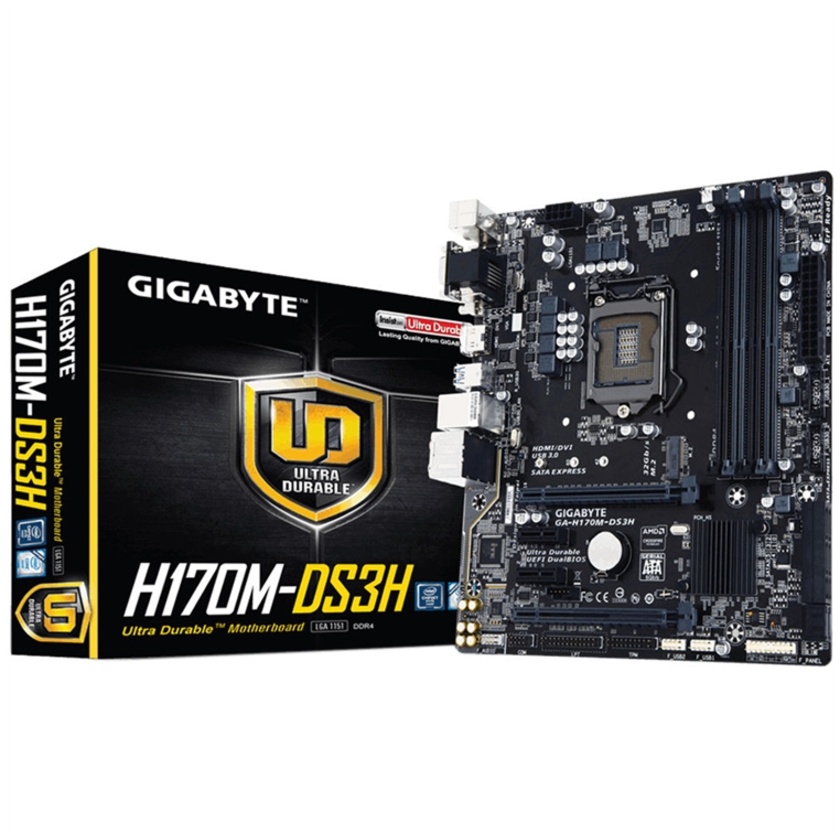 Gigabyte H170M LGA 1551 Micro-ATX Motherboard