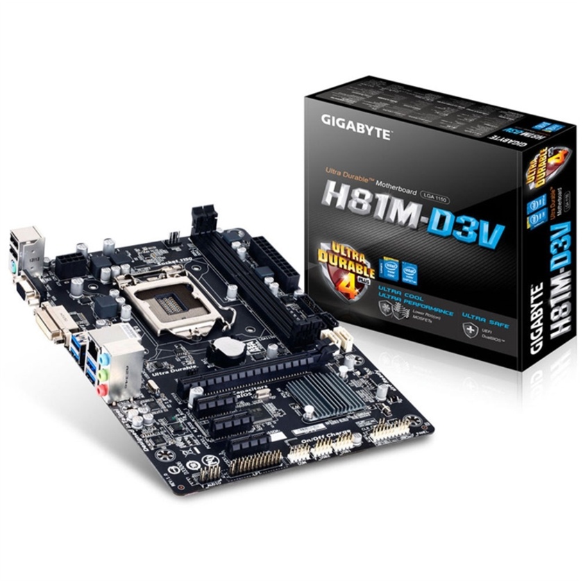 Gigabyte GA-H81M-D3V Micro-ATX Motherboard